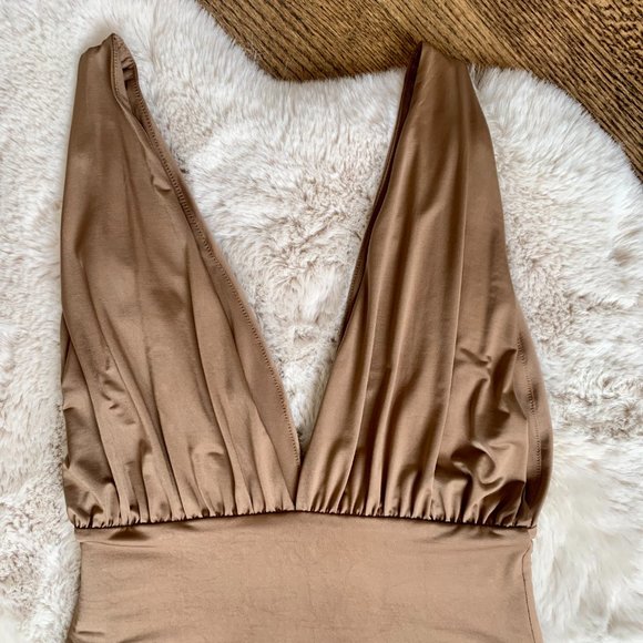 WYLDR Palms Bodysuit in Nude Size XS - Picture 2 of 7